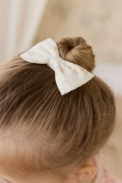 Organic Cotton Desiree Bow-Justine Parchment
