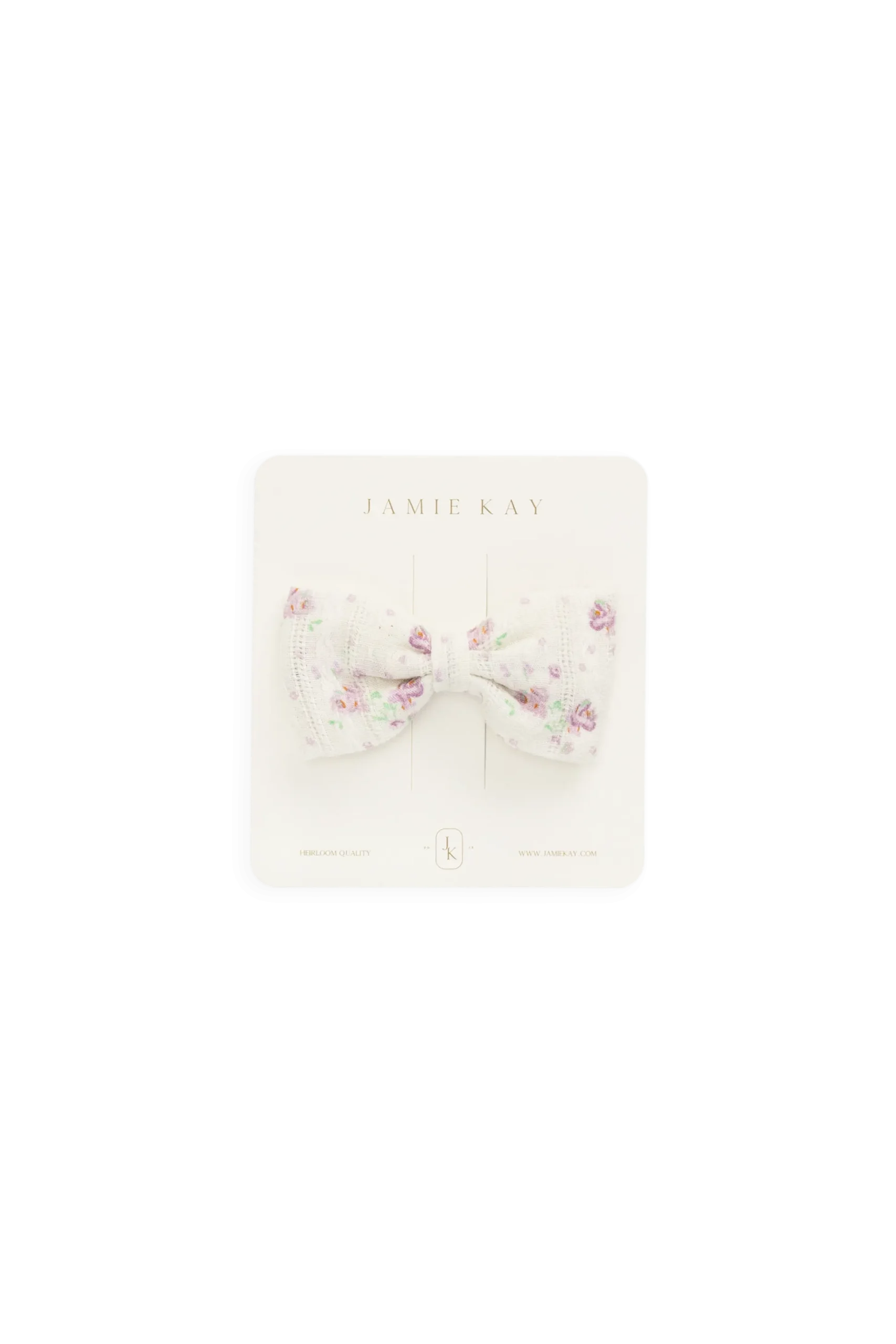 Organic Cotton Desiree Bow - Molly Lilac