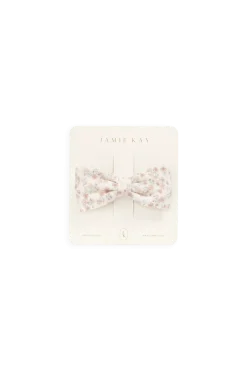 Organic Cotton Desiree Bow - Posy Milk