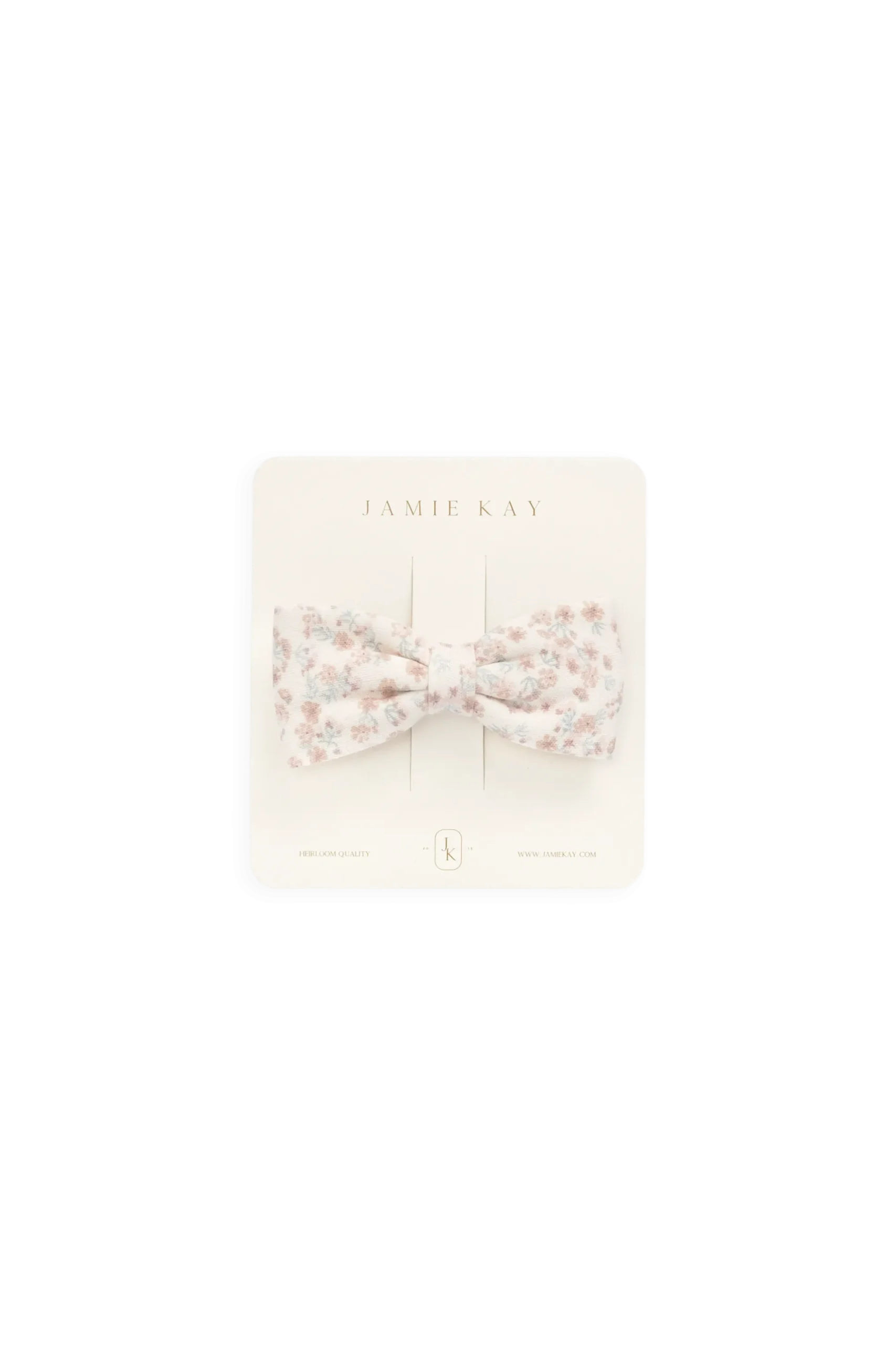 Organic Cotton Desiree Bow - Posy Milk