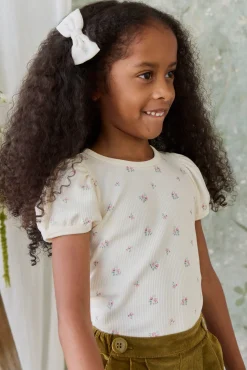 Organic Cotton Desiree Bow - Solange Snow