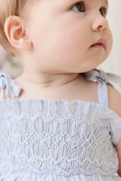 Organic Cotton Desiree Playsuit - Petite Check