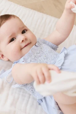 Organic Cotton Desiree Playsuit - Petite Check