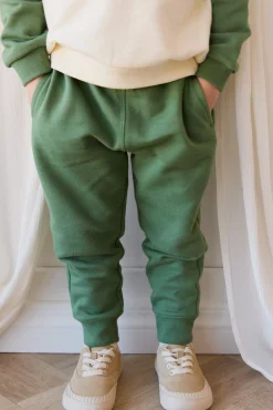 Organic Cotton Dominic Track Pant - Snow Pea