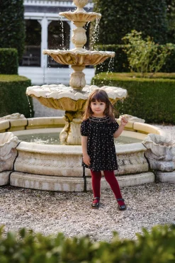 Organic Cotton Dominique Dress - Maisie Navy