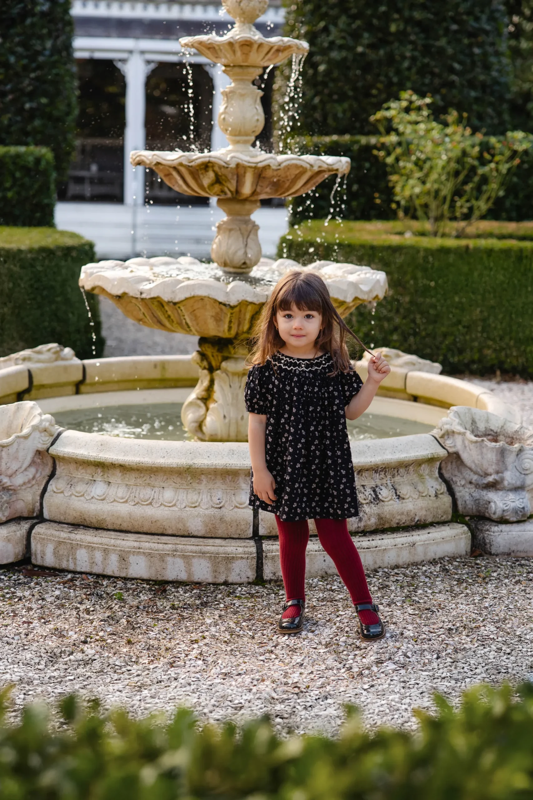 Organic Cotton Dominique Dress - Maisie Navy