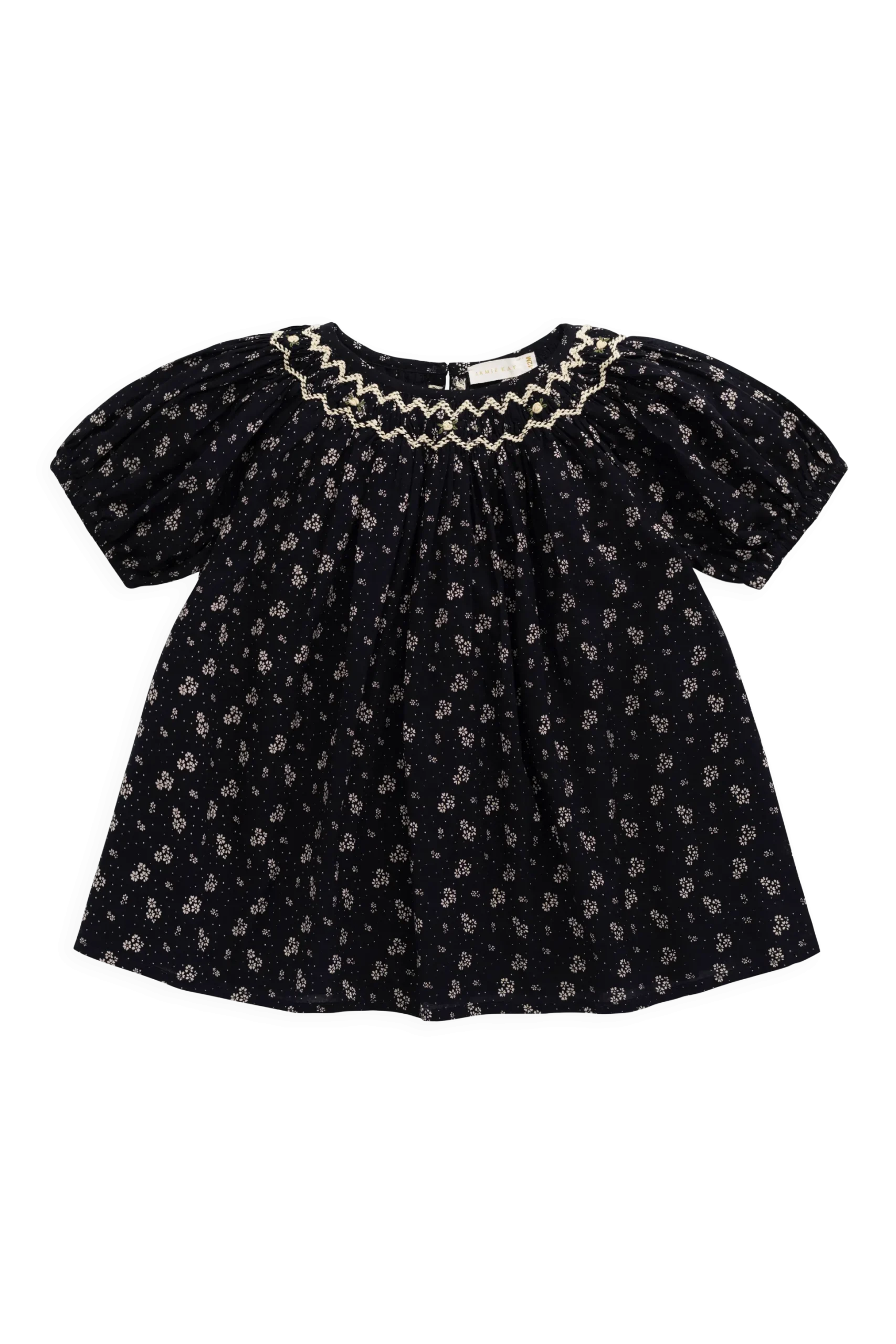 Organic Cotton Dominique Dress - Maisie Navy