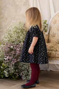 Organic Cotton Dominique Dress - Maisie Navy