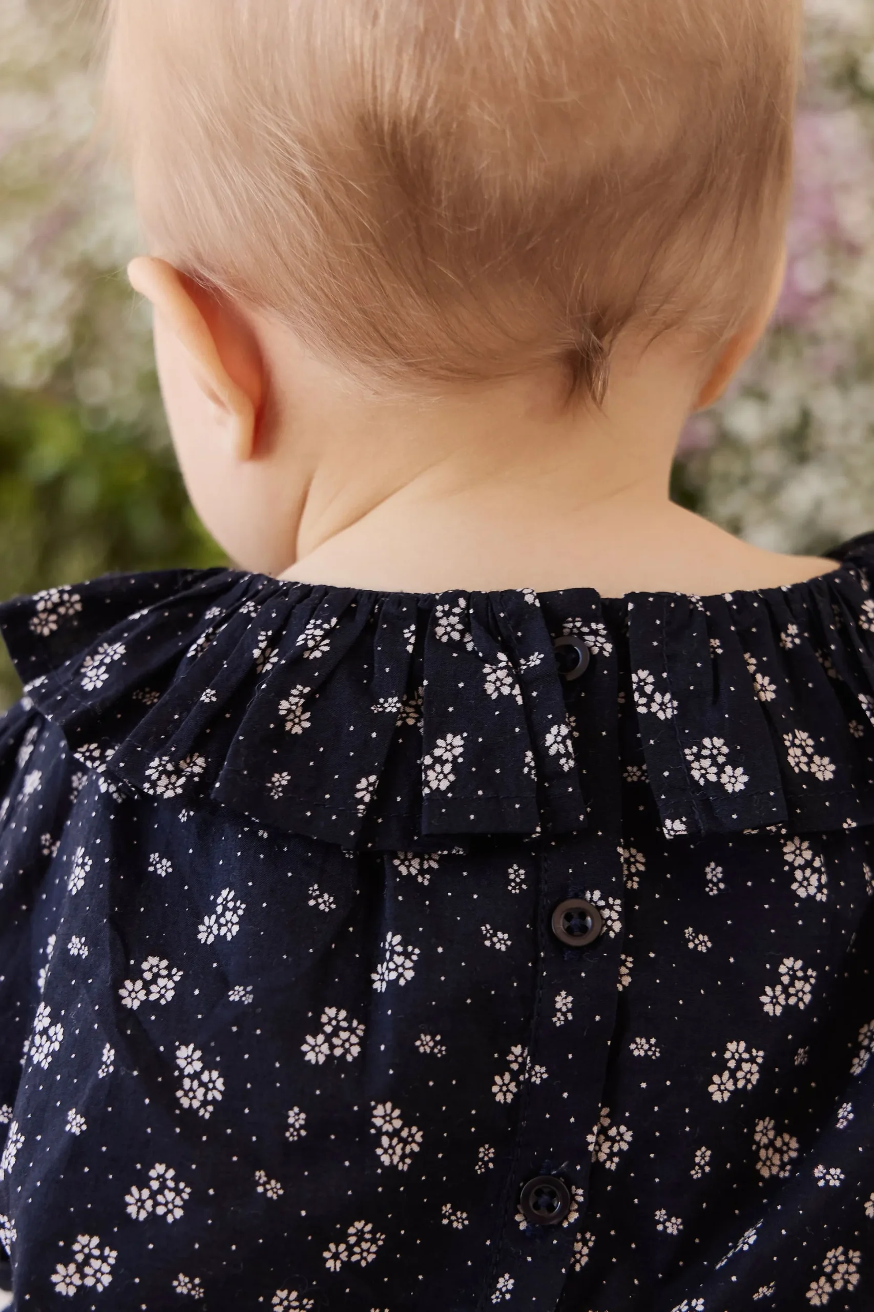 Organic Cotton Dominique Top - Maisie Navy