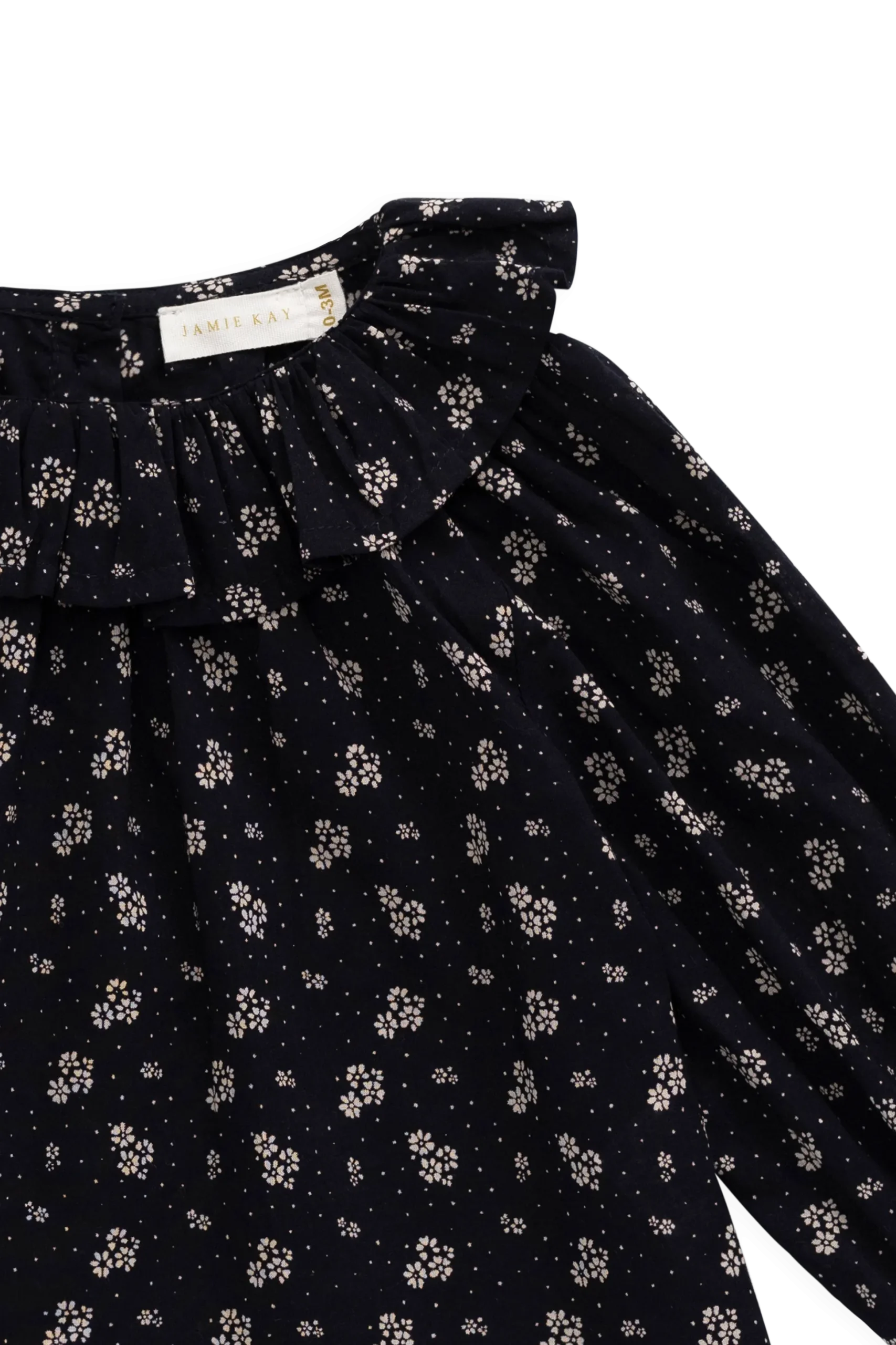 Organic Cotton Dominique Top - Maisie Navy