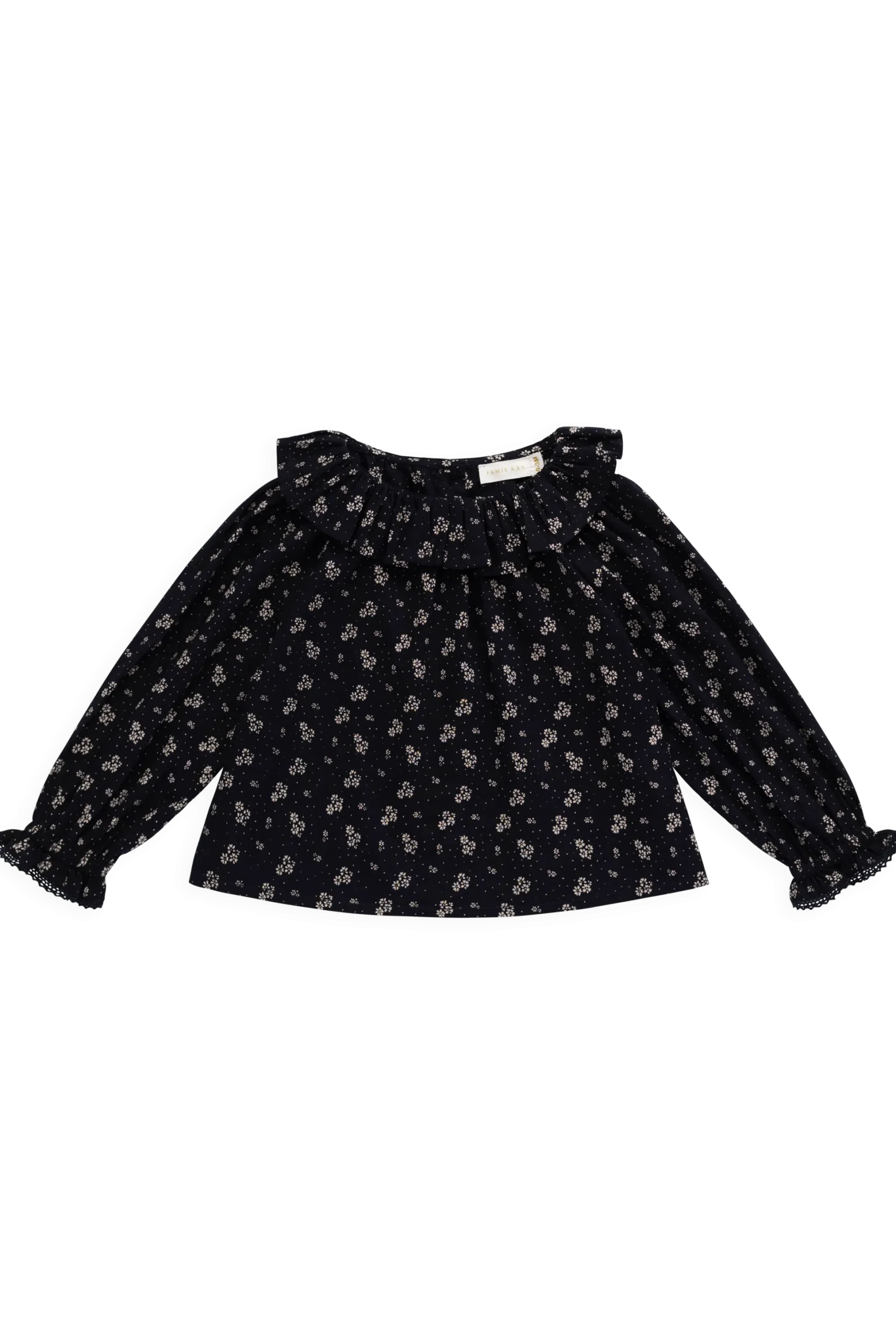 Organic Cotton Dominique Top - Maisie Navy