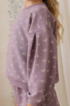 Organic Cotton Elara Sweatshirt - Isla Plum