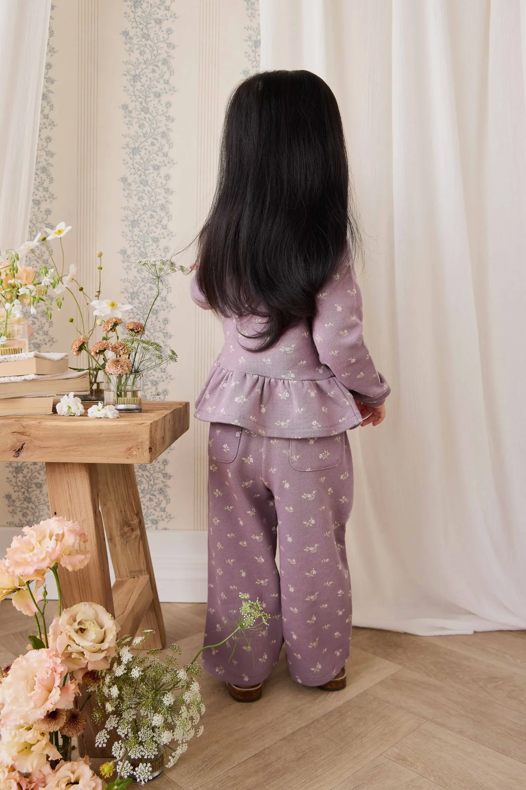 Organic Cotton Emiko Pant - Isla Plum