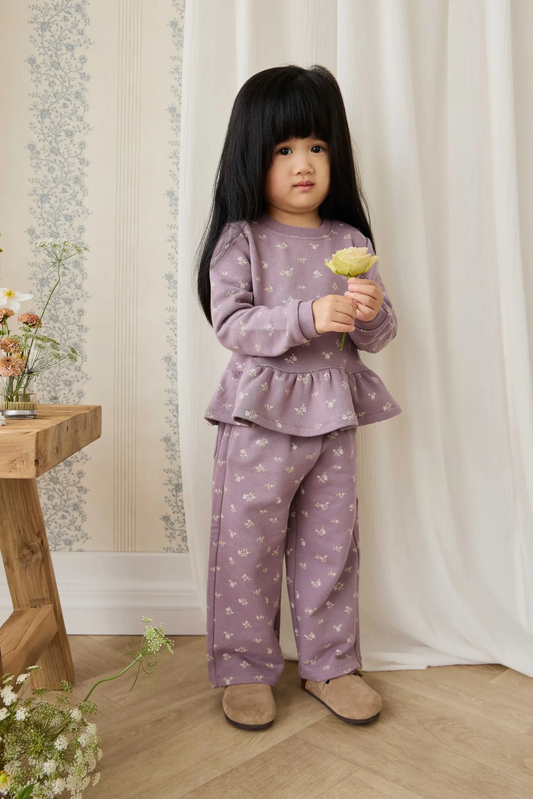 Organic Cotton Emiko Pant - Isla Plum