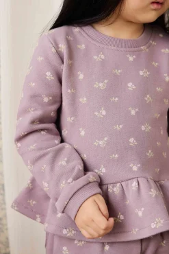Organic Cotton Emiko Sweatshirt - Isla Plum