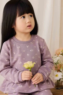 Organic Cotton Emiko Sweatshirt - Isla Plum