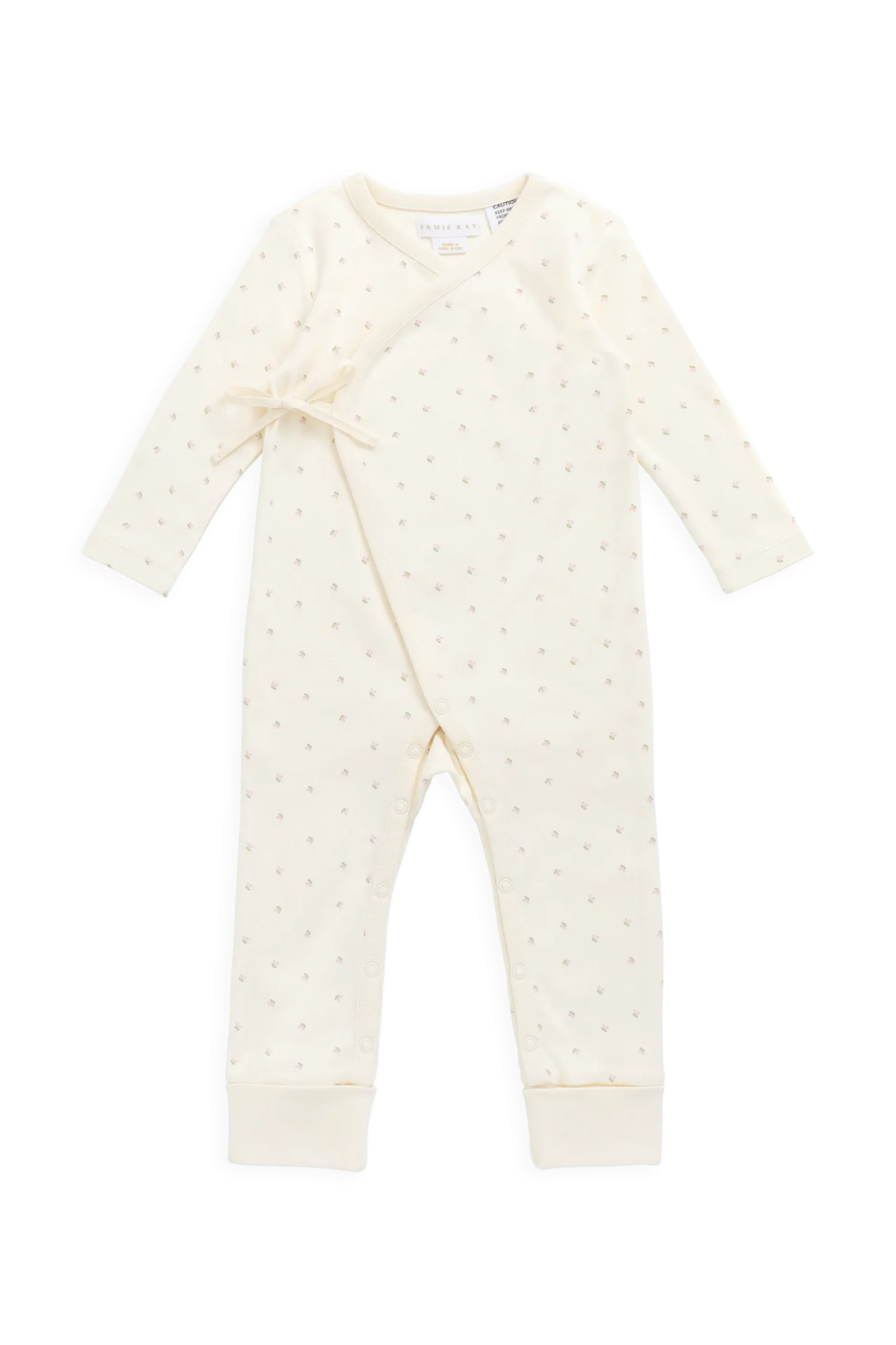 Organic Cotton Estelle Onepiece - Ditsy Cherries