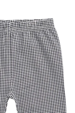 Organic Cotton Everyday Legging - Dash Gingham Navy