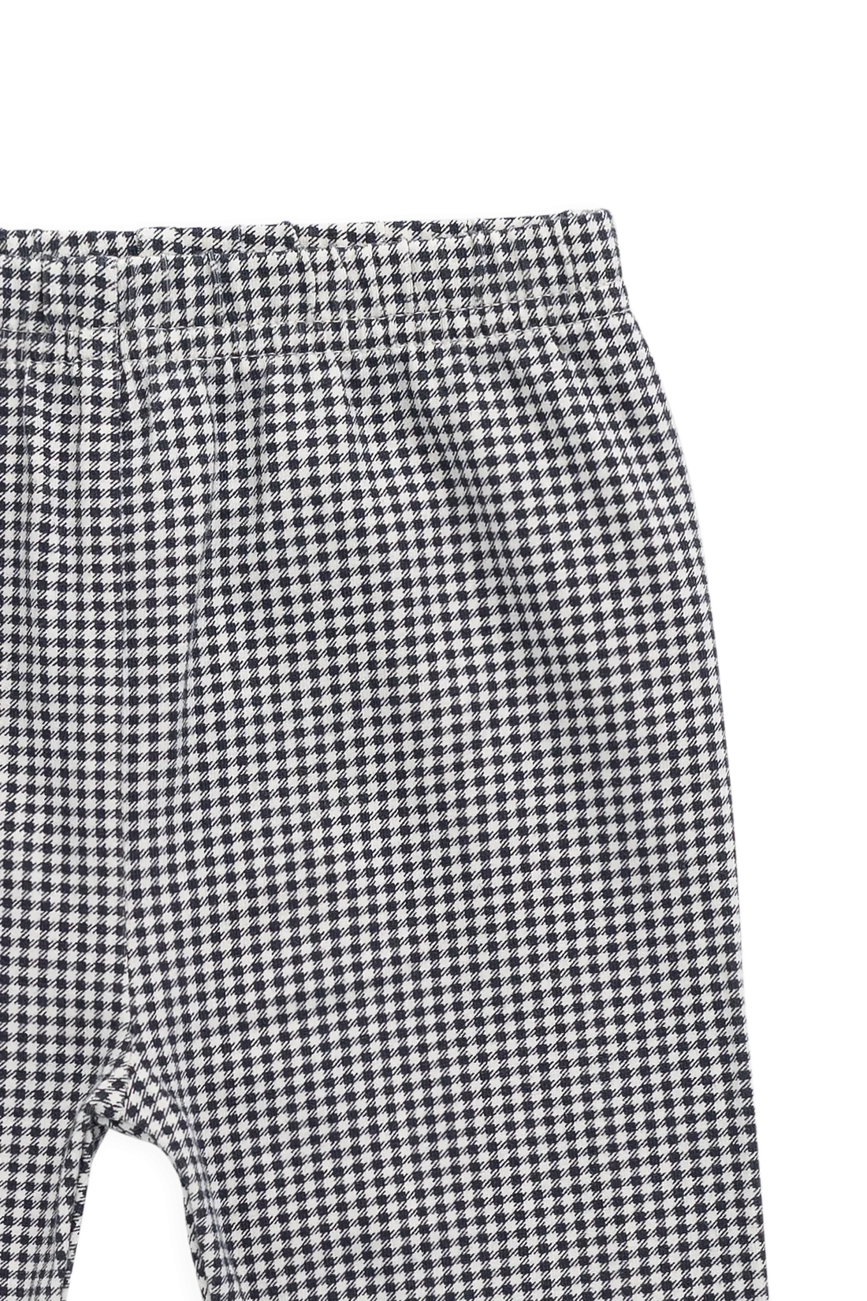 Organic Cotton Everyday Legging - Dash Gingham Navy