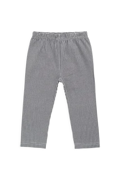 Organic Cotton Everyday Legging - Dash Gingham Navy