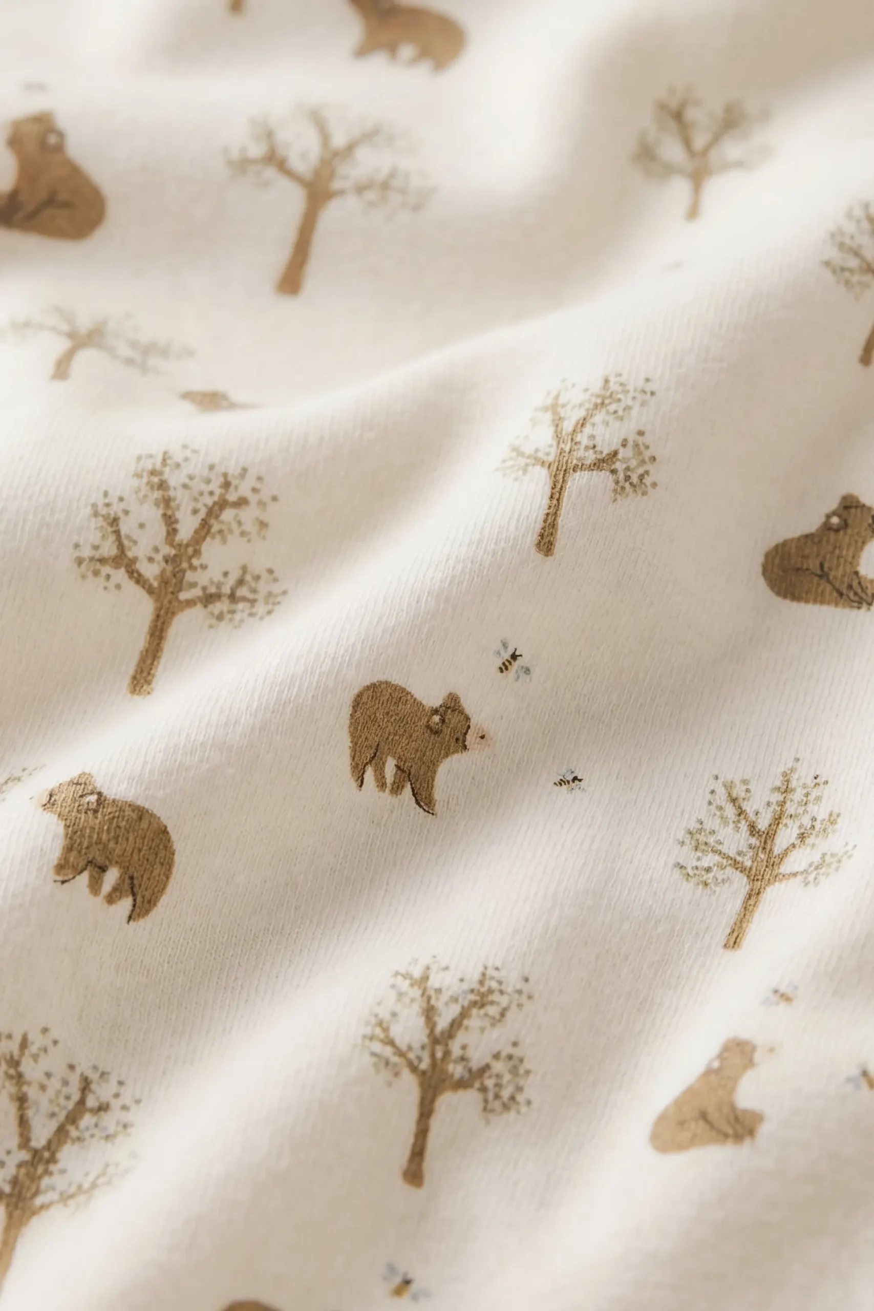 Organic Cotton Everyday Legging - Honey Bear Cloud