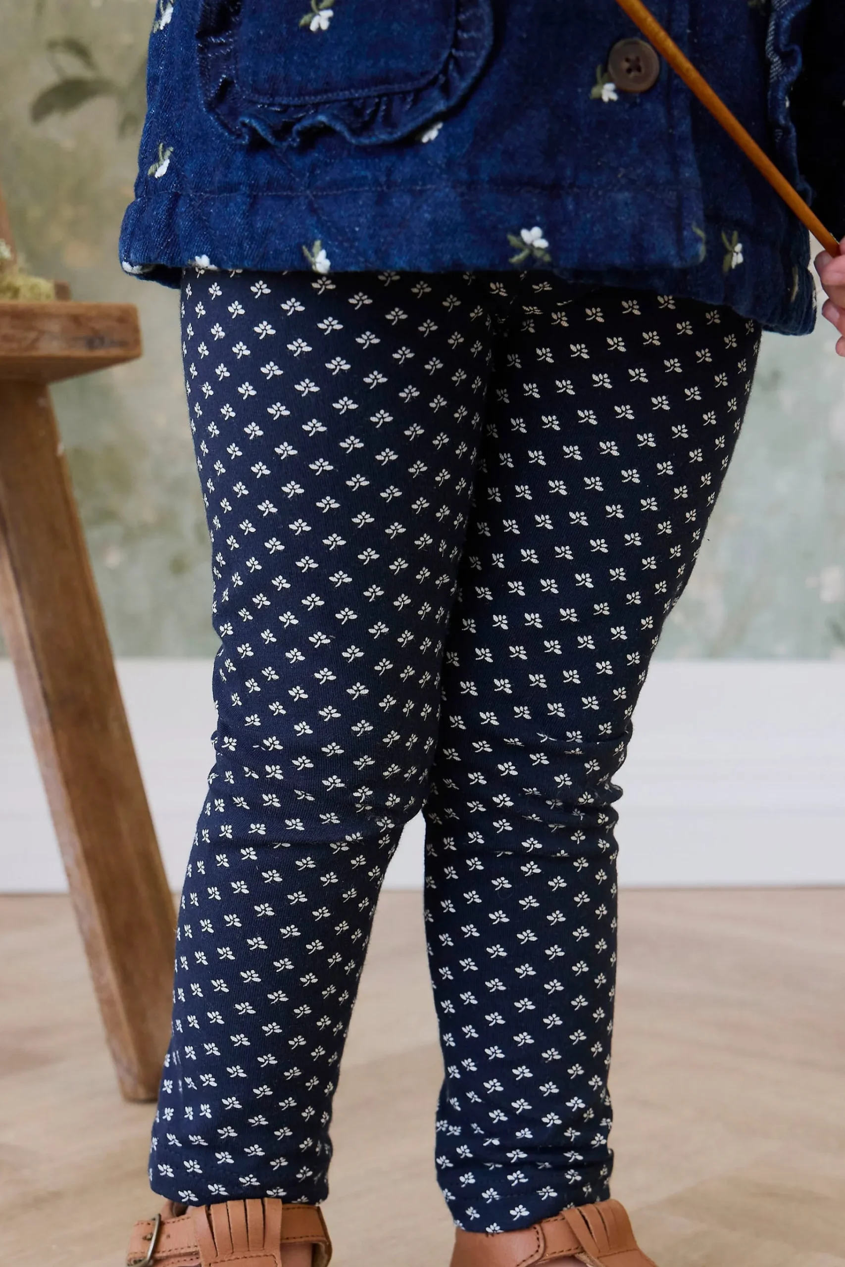 Organic Cotton Everyday Legging - Lisa Petite Indigo