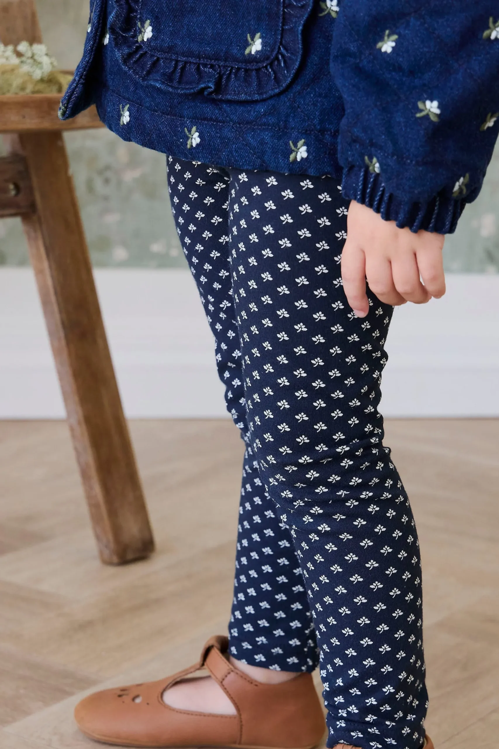 Organic Cotton Everyday Legging - Lisa Petite Indigo