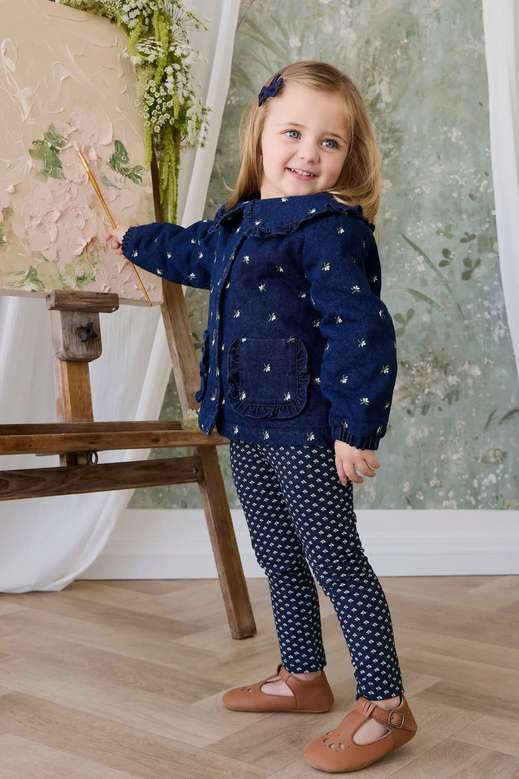 Organic Cotton Everyday Legging - Lisa Petite Indigo