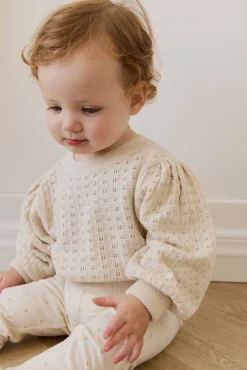 Organic Cotton Everyday Legging - Ditsy Cherries