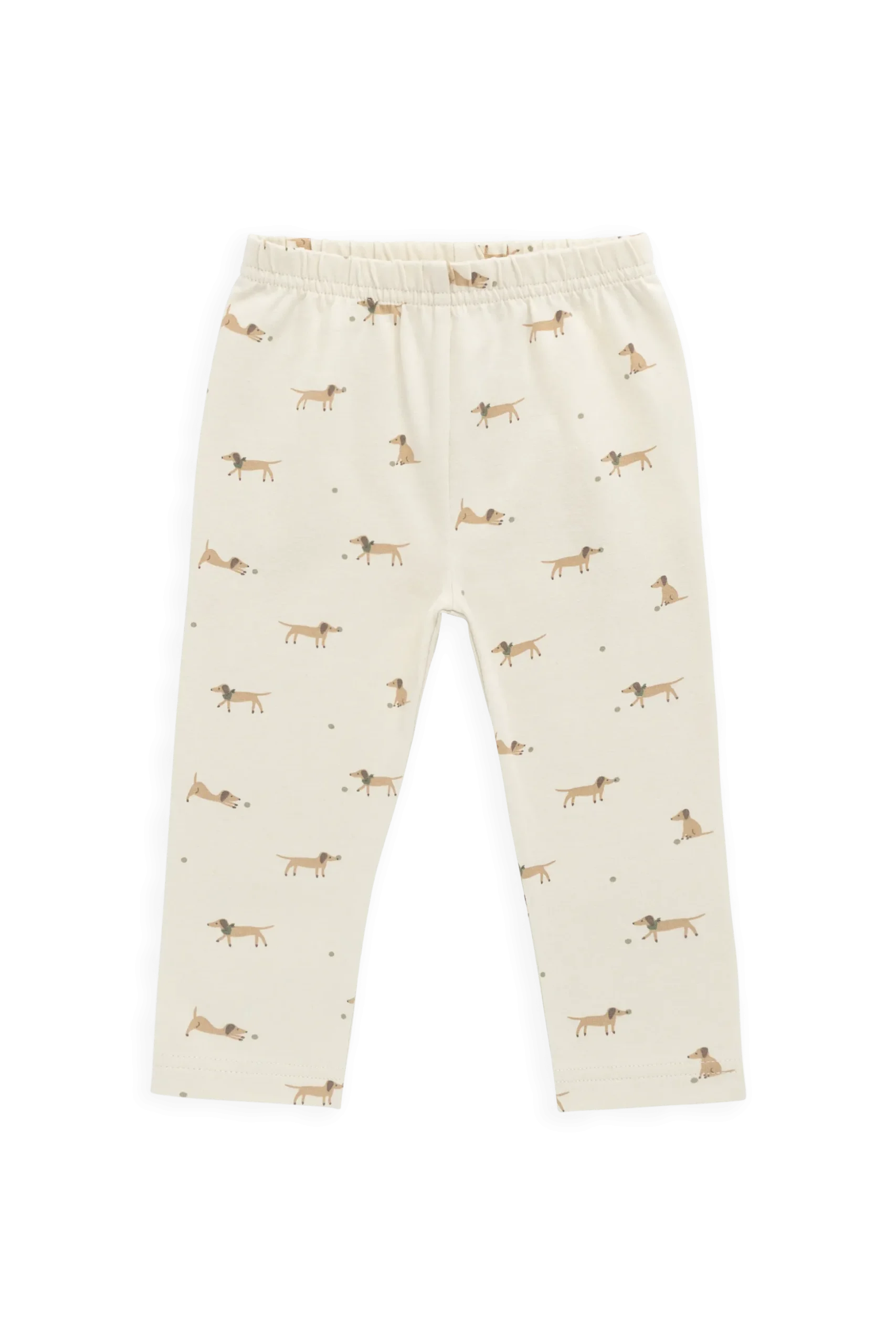 Organic Cotton Everyday Legging - Play Ball Cassava