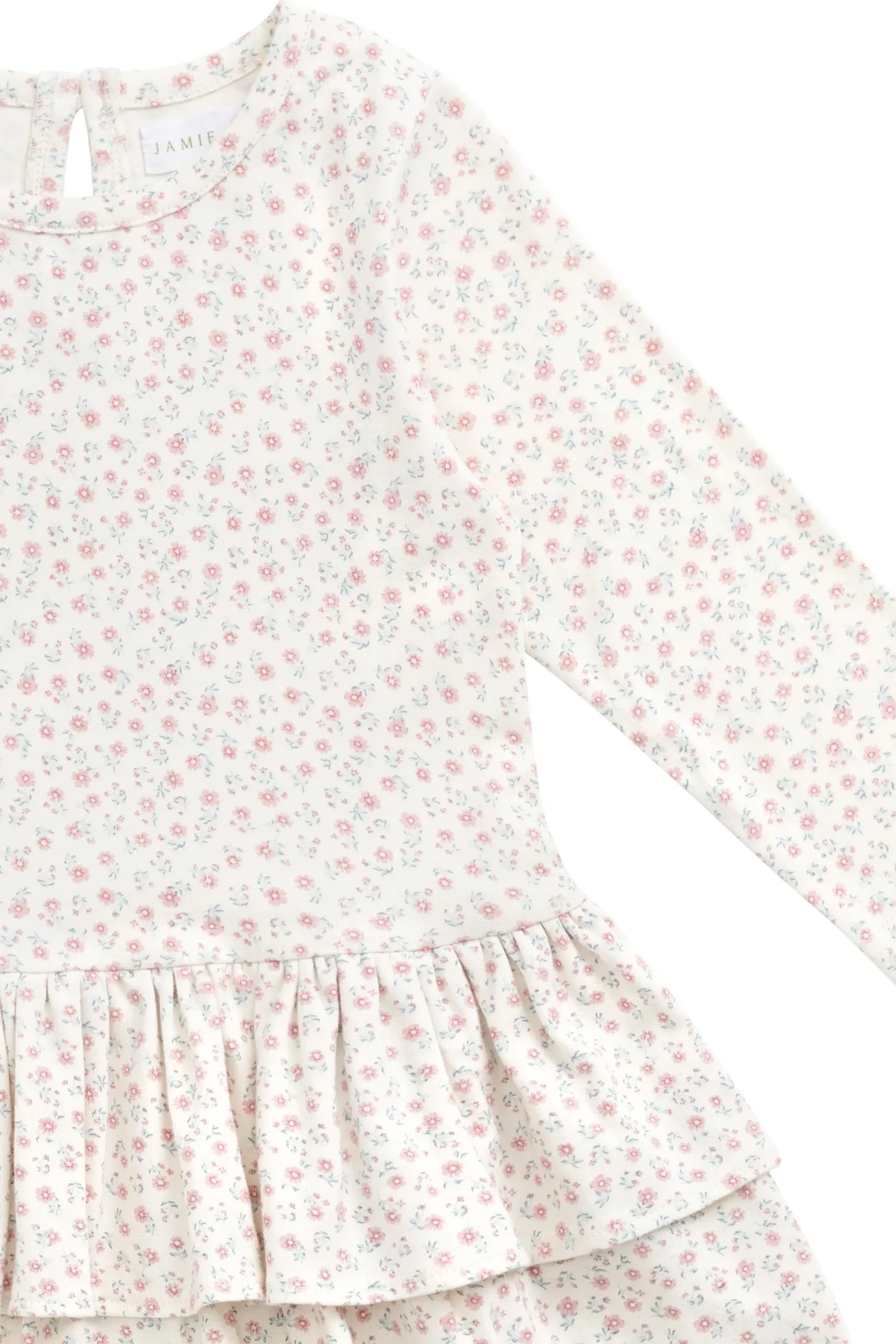 Organic Cotton Fayette Dress - Posy Garden Pink