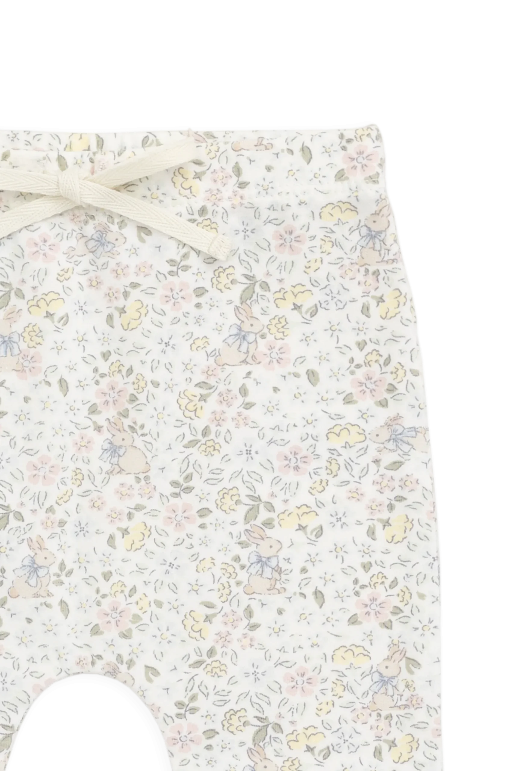 Organic Cotton Footed Pant-Cottage Garden