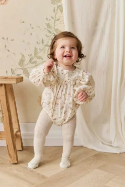 Organic Cotton Frances Playsuit - Bianca Antique