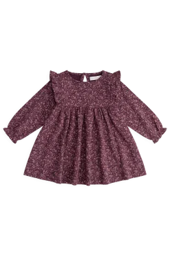 Organic Cotton Frankie Dress - Fig Floral