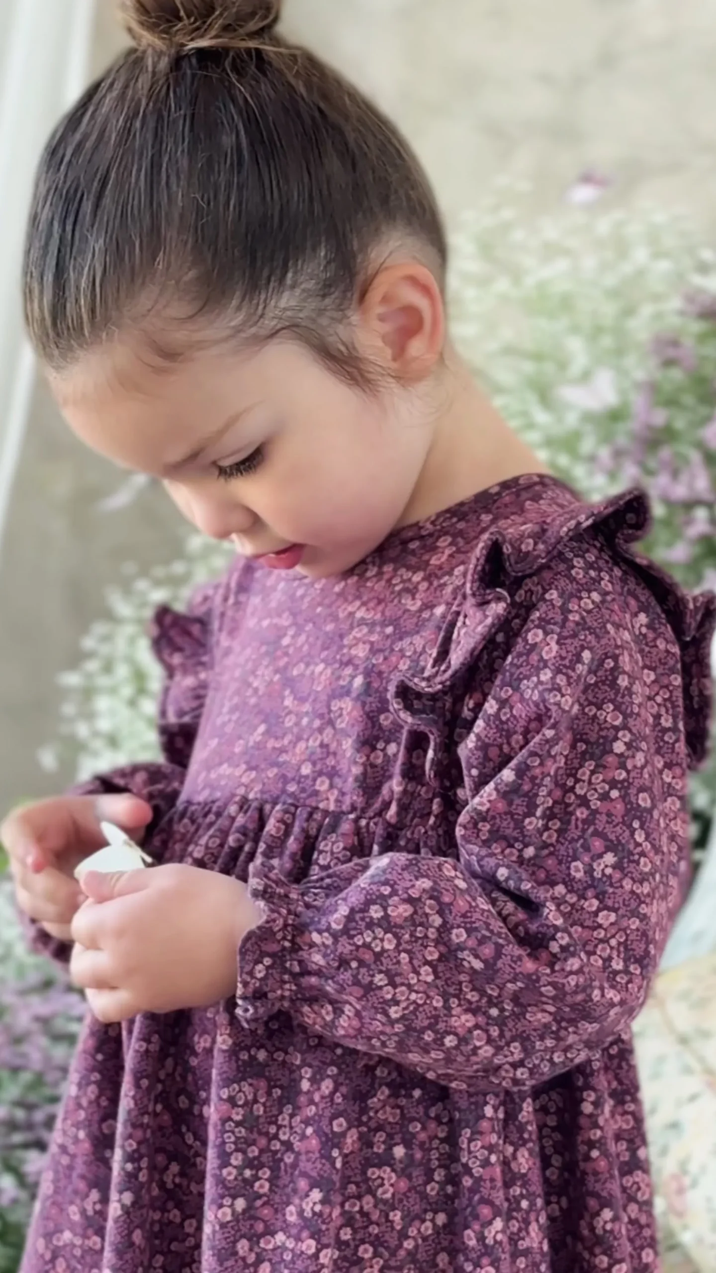 Organic Cotton Frankie Dress - Fig Floral