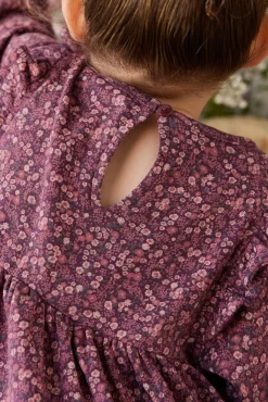 Organic Cotton Frankie Dress - Fig Floral