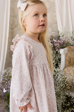Organic Cotton Frankie Dress - Posy Milk