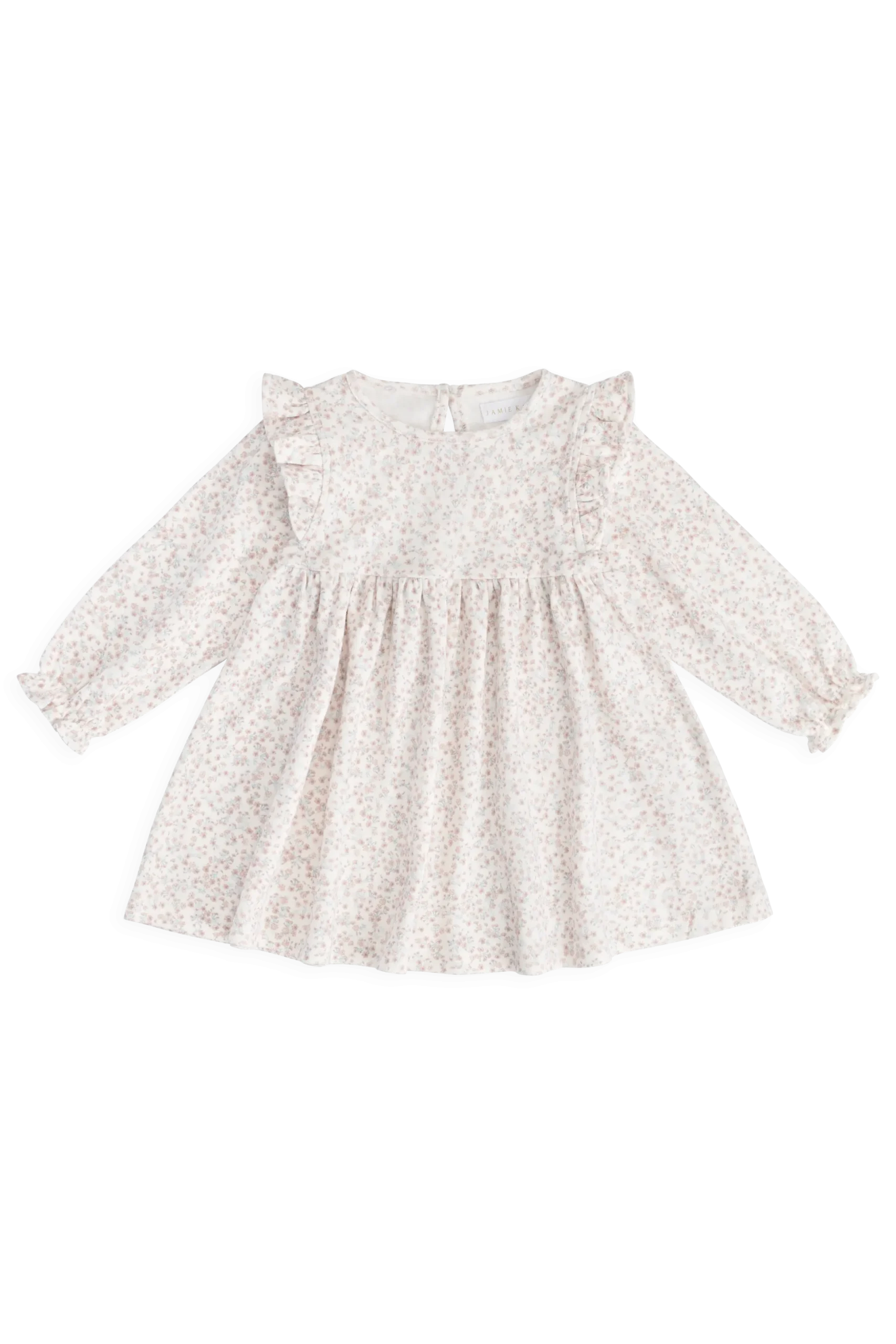Organic Cotton Frankie Dress - Posy Milk
