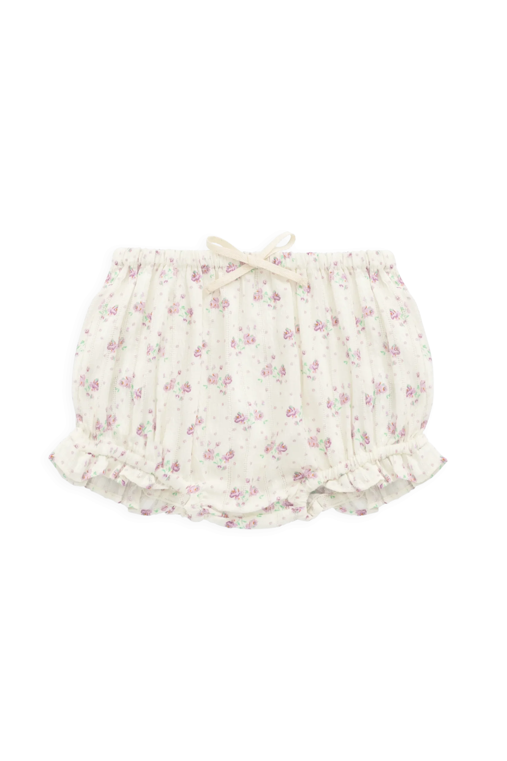 Organic Cotton Frill Bloomer - Molly Lilac