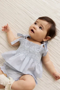 Organic Cotton Frill Bloomer - Petite Check