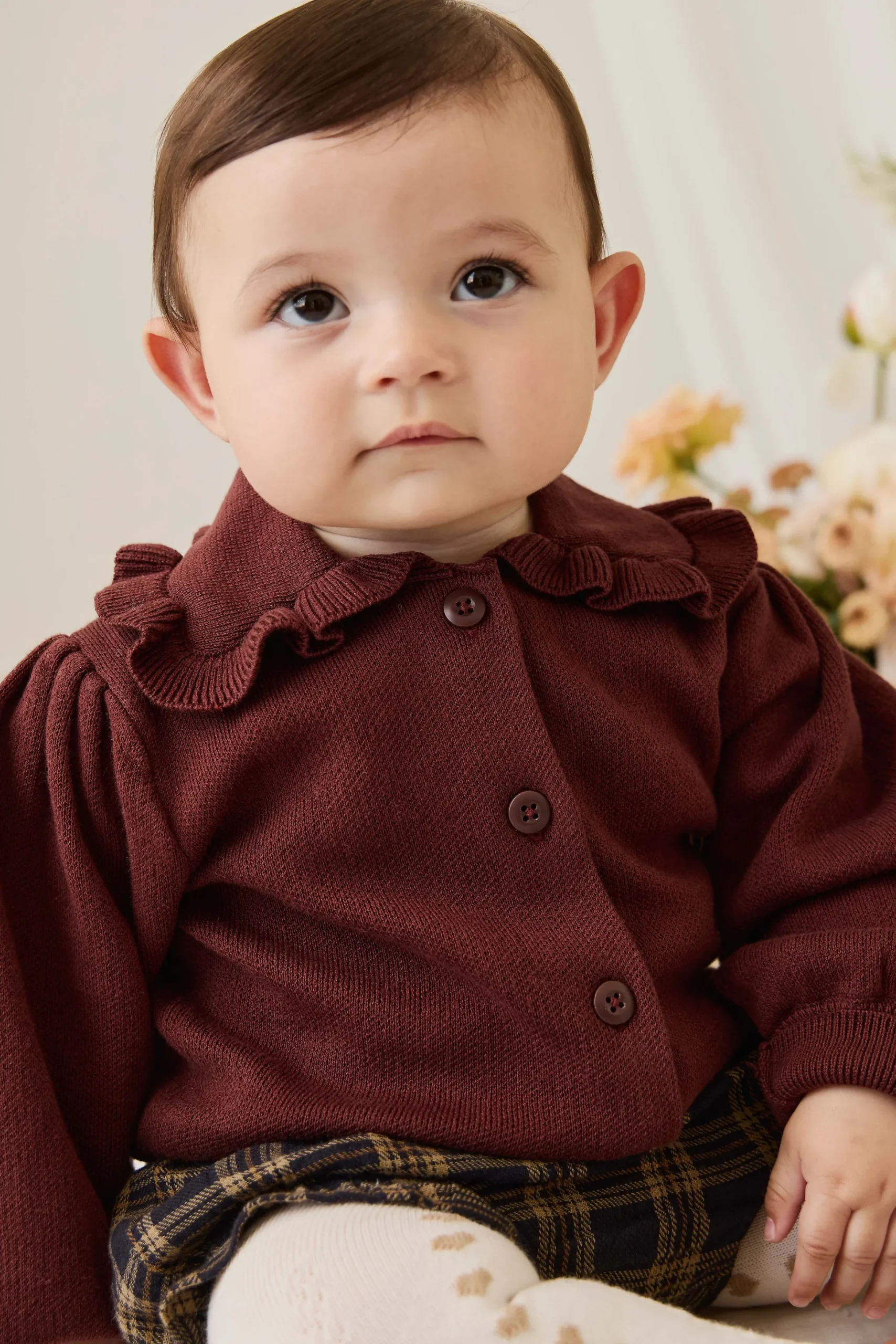 Organic Cotton Frill Bloomer - Woodland Check