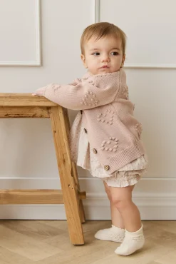 Organic Cotton Frill Bloomer - Claudette Rose