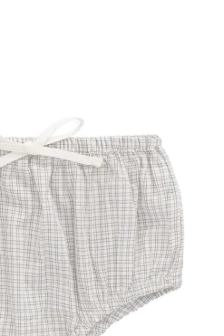 Organic Cotton Gabriel Bloomer - Cloud Check