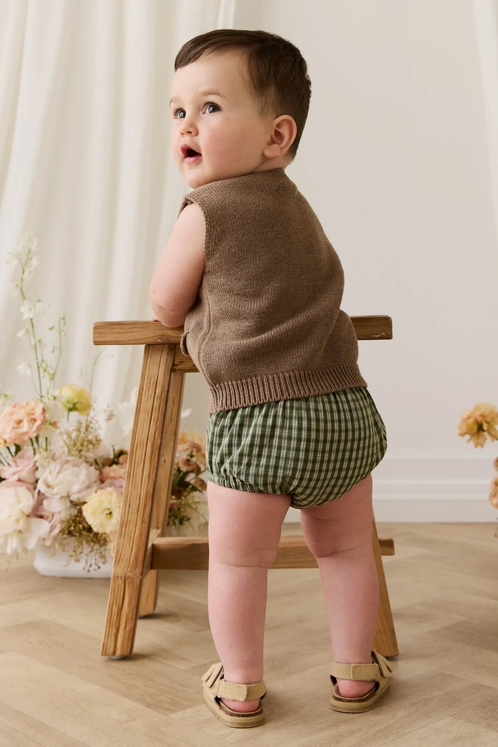 Organic Cotton Gabriel Bloomer - Ravine Check
