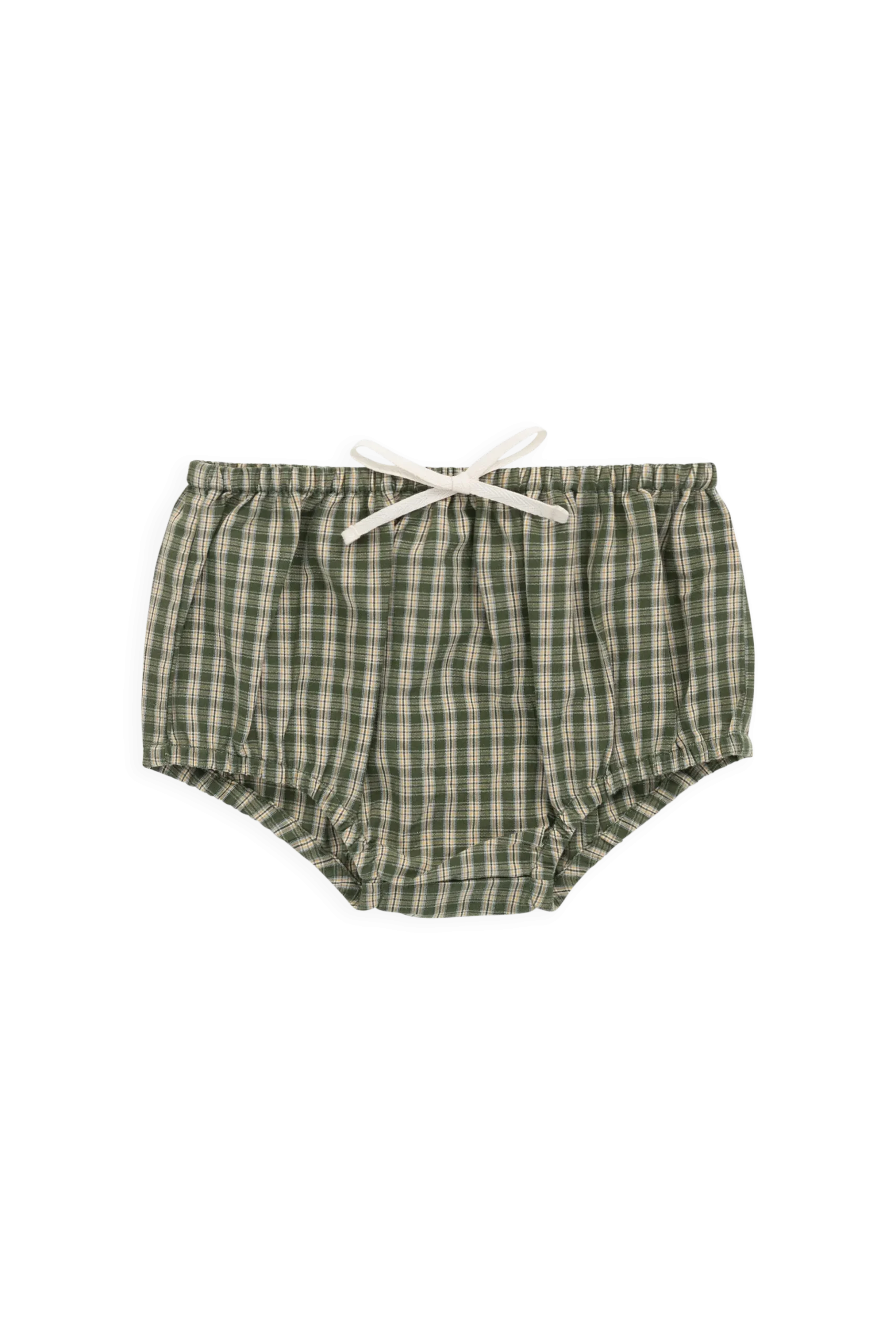 Organic Cotton Gabriel Bloomer - Ravine Check