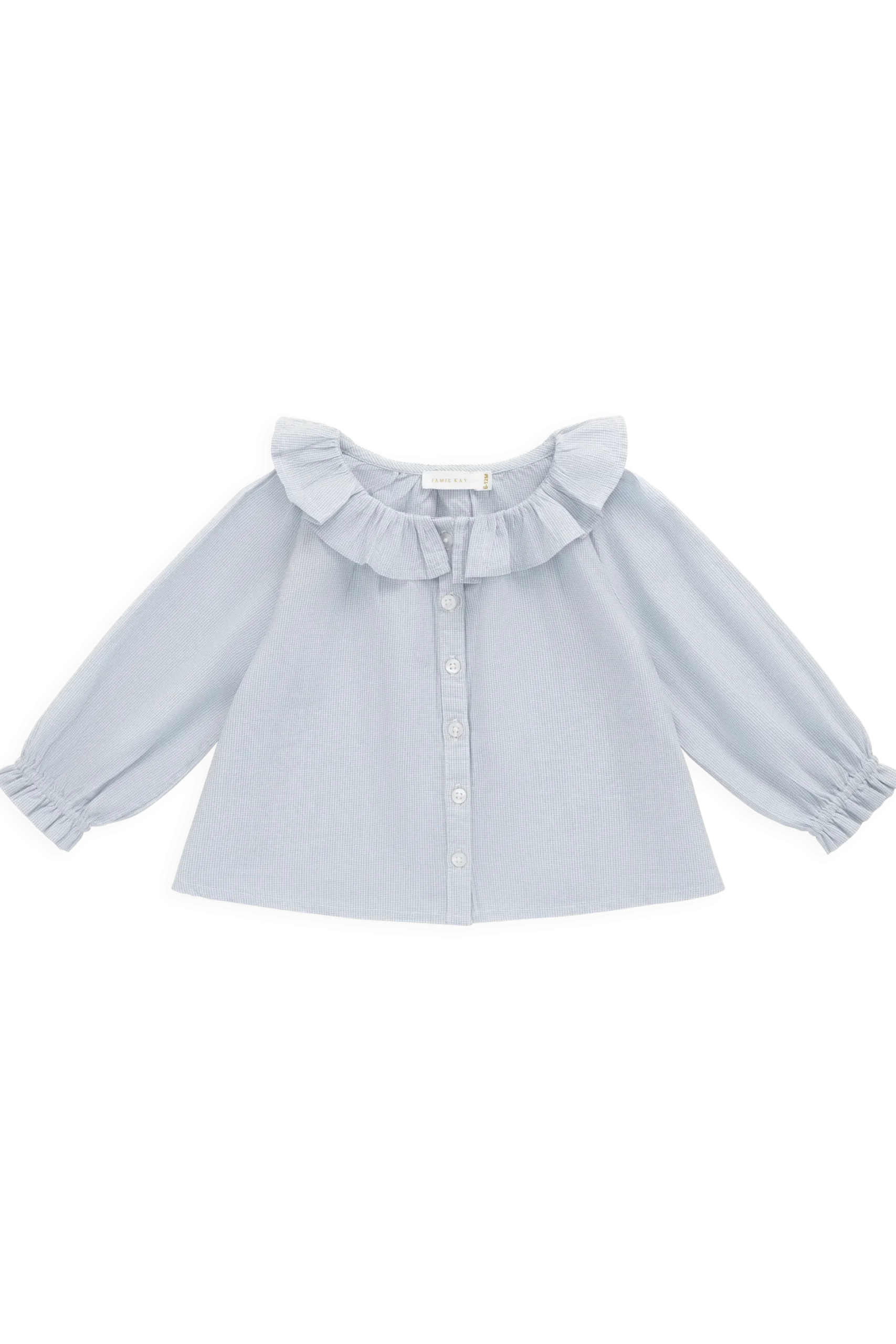 Organic Cotton Gaelle Top - Petite Check