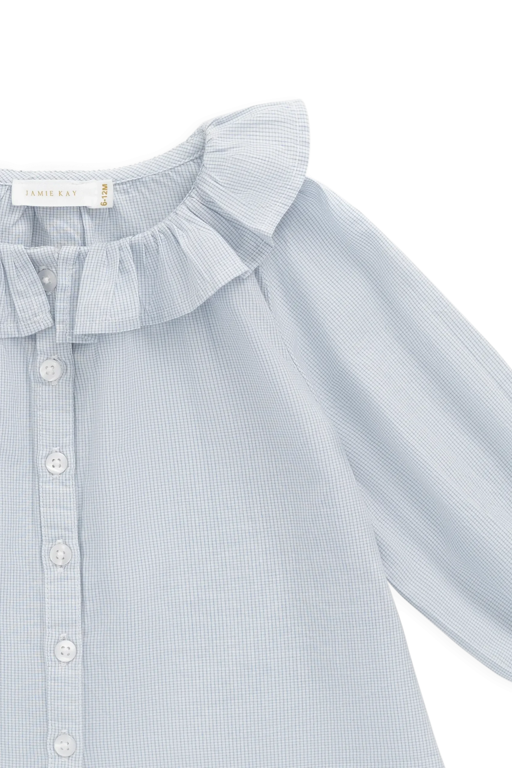Organic Cotton Gaelle Top - Petite Check