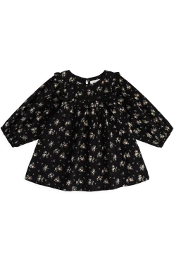 Organic Cotton Gianna Dress - Cassie Caviar
