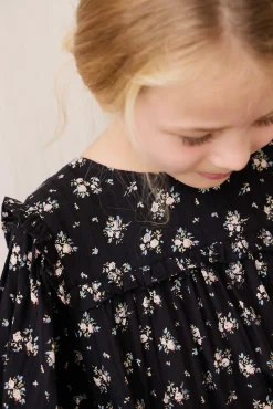 Organic Cotton Gianna Dress - Cassie Caviar