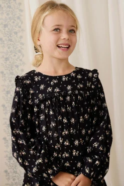 Organic Cotton Gianna Dress - Cassie Caviar